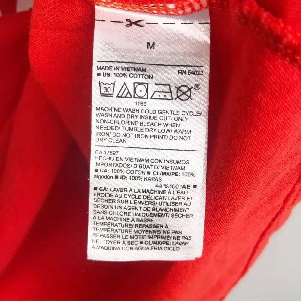 OLD NAVY | Fiesta Like There’s No Mañana Graphic Tee Orange Women’s Size Medium